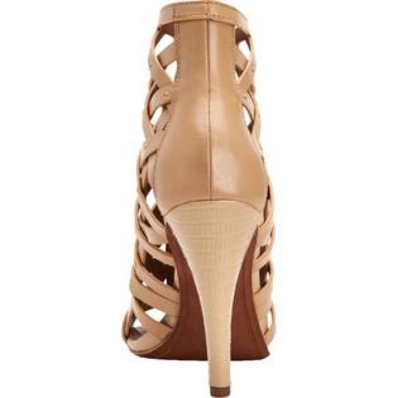 Elegant Eleni 4” Leather Gladiator Stilettos - Picture 2 of 6